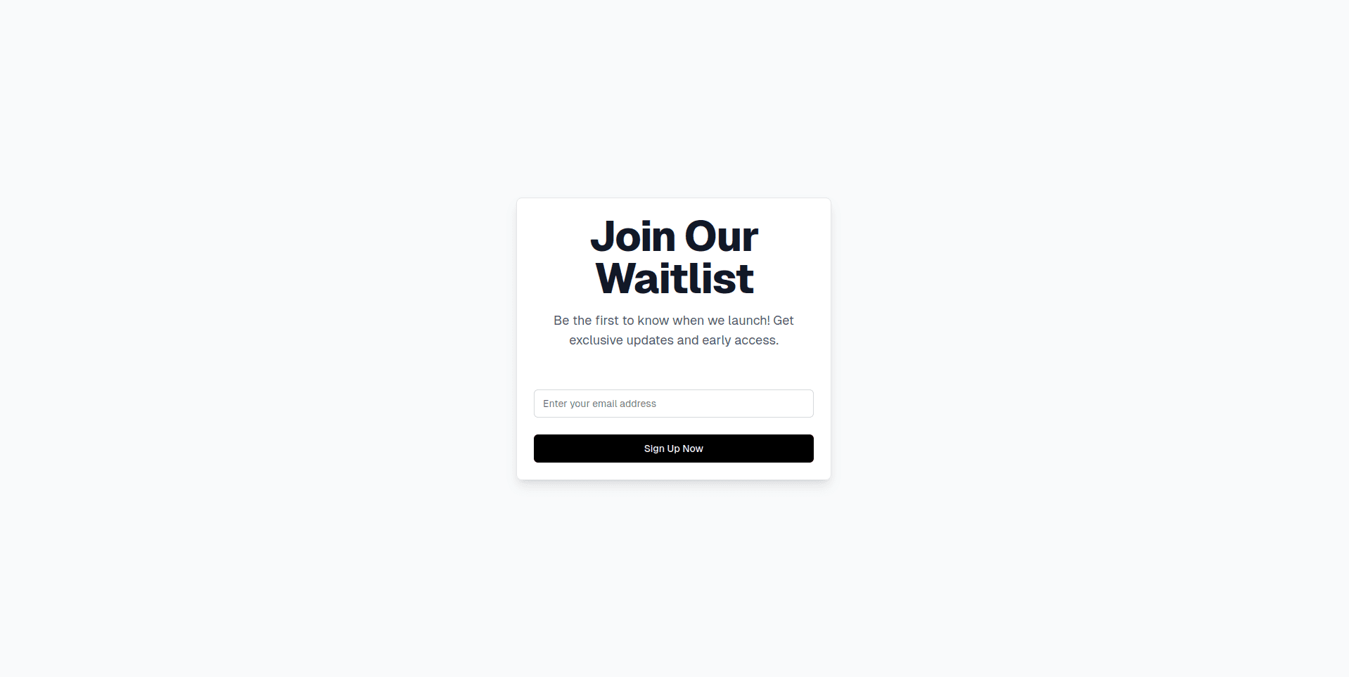 SaaS Waitlist Form with Google Sheets - Form backend example