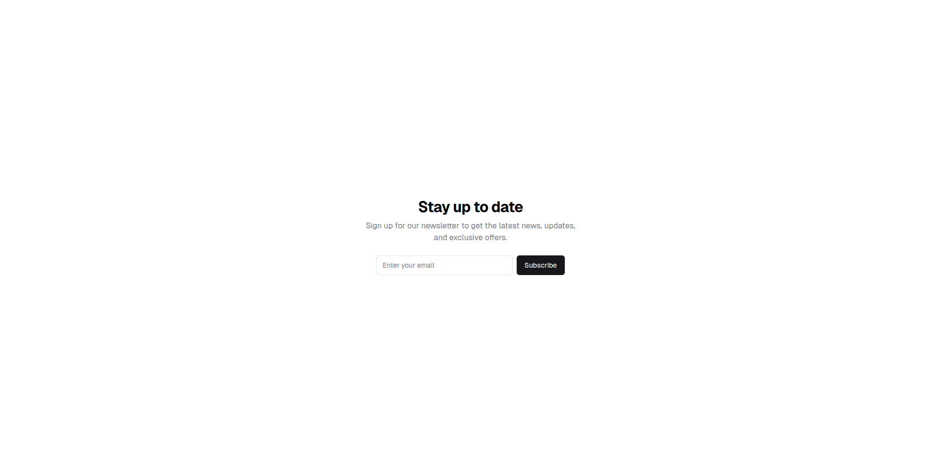 Newsletter Signup Form Integration - Form backend example